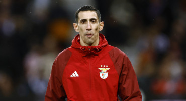 Ángel Di María en el Benfica. Foto: REUTERS.