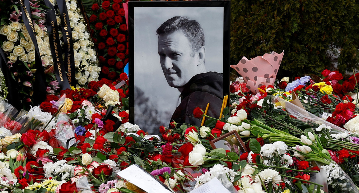 Funeral de Navalny. Foto: Reuters.