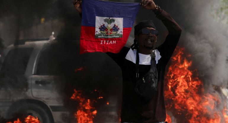 Bandas armadas en Haití. Foto: Reuters.