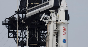 Lanzamiento entre la NASA y SpaceX. Foto: Reuters.