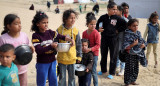 Hambruna en Gaza; niños. Foto: Reuters.
