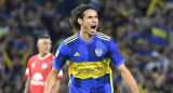 Festejo de Edinson Cavani; Boca Juniors vs. Belgrano. Foto: NA.