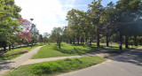 Plaza Escalante en el barrio Fomento 9 de Julio, Santa Fe. Foto: Google.