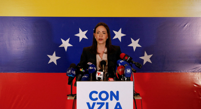 Corina Machado, Venezuela. Foto: Reuters