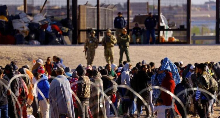 Migración ilegal en EEUU. Foto: Reuters