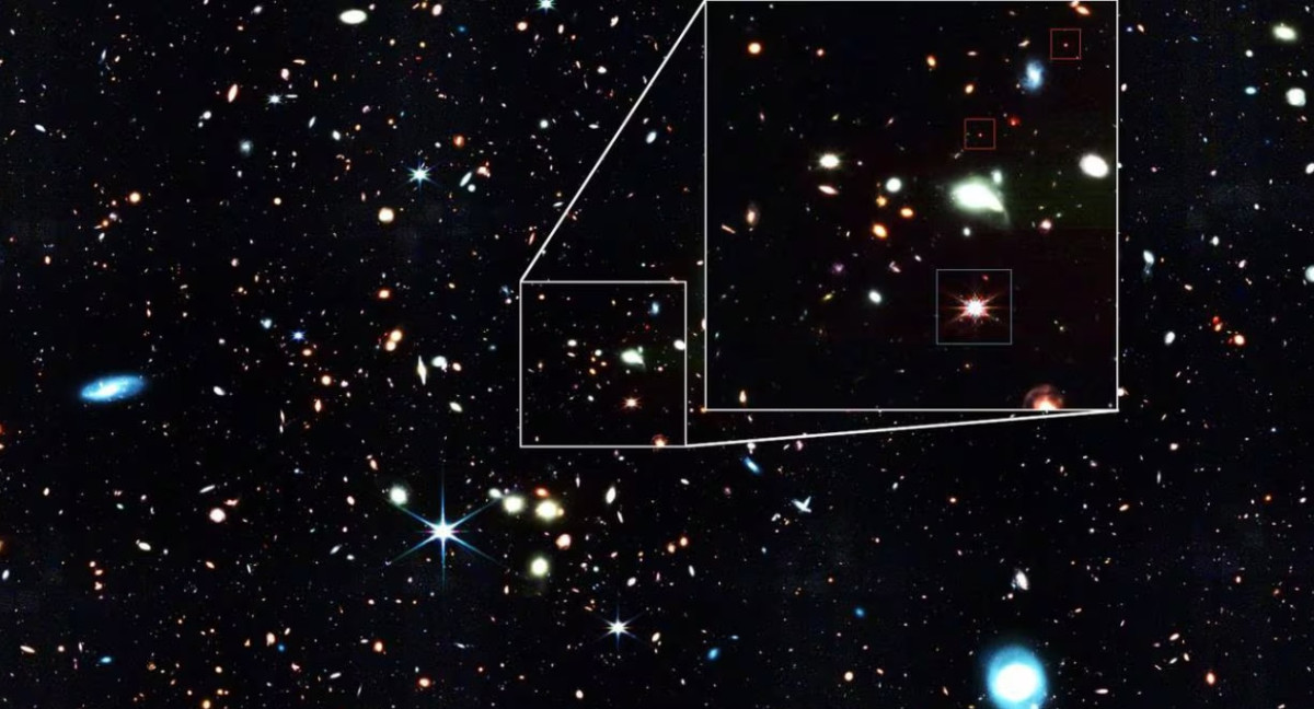 Imágenes que arrojó el telescopio James Webb. Foto: NASA