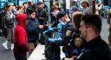 Controles policiales en los subtes de Nueva York, Estados Unidos. Foto: Reuters.