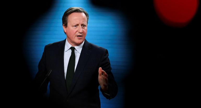 David Cameron, ministro de Exteriores de Gran Bretaña. Foto: Reuters.