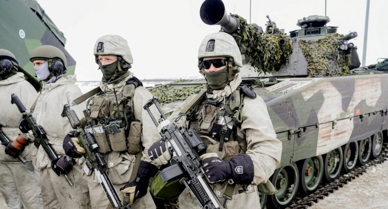 Soldados de la OTAN. Foto: Reuters
