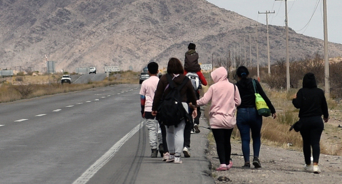 Migrantes; México-Estados Unidos. Foto: EFE