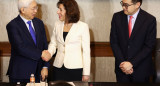 Gina Raimondo, secretaria de Comercio de Estados Unidos junto al presidente filipino, Ferdinand Marcos. Foto: Reuters.