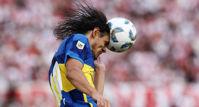 Edinson Cavani, jugador de Boca Juniors. Foto: Reuters