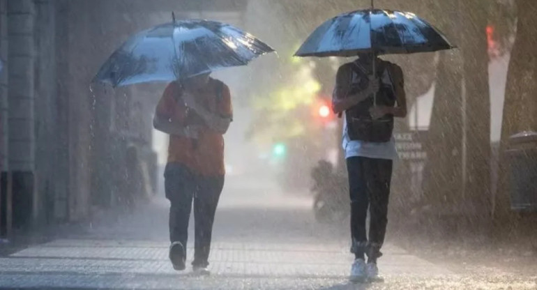 Tormentas en AMBA. Foto: NA.