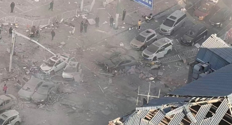 Explosión en China. Foto: Twitter MundoEConflicto.