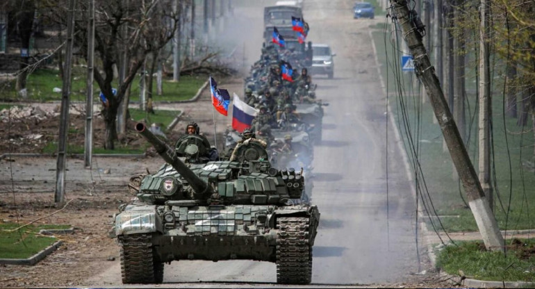 Despliegue de tropas rusas. Foto: Reuters.