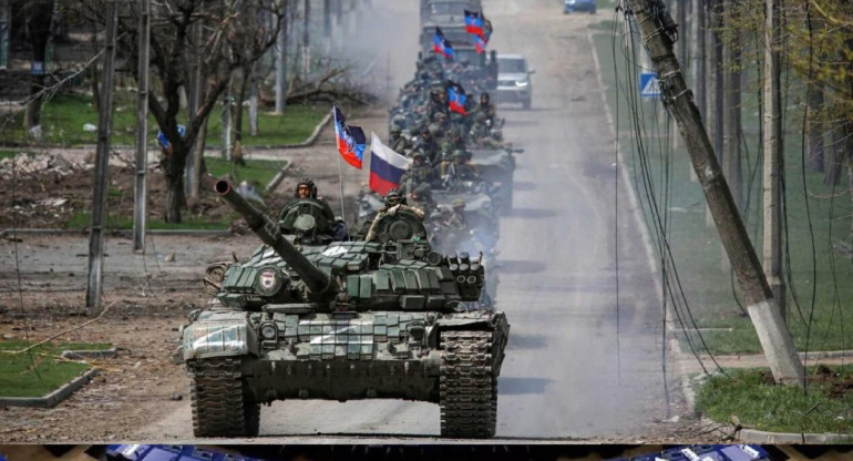 Despliegue de tropas rusas. Foto: Reuters.