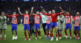 Festejo del Atlético de Madrid ante el Inter por la Champions League. Foto: REUTERS.