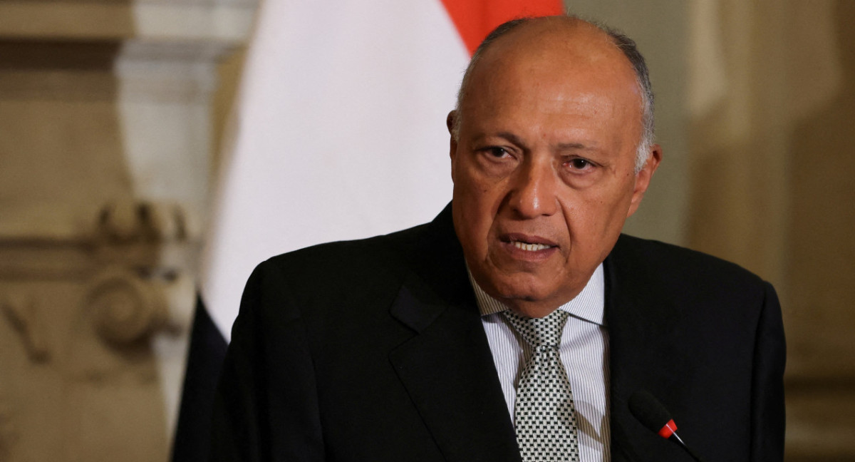 El ministro de Asuntos Exteriores egipcio, Sameh Shoukry. Foto: Reuters