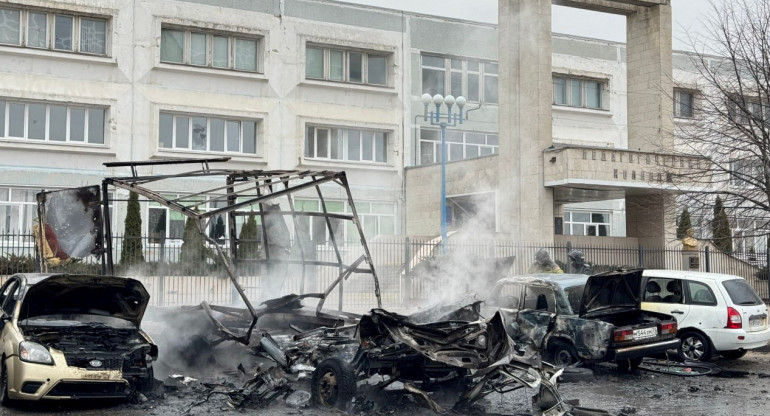 Ataque a Bélgorod; Guerra Rusia-Ucrania. Foto: Reuters