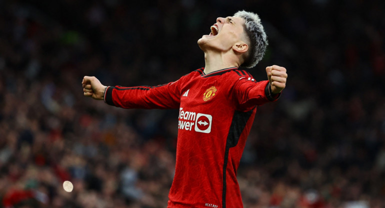 Alejandro Garnacho, Manchester United. Foto: Reuters