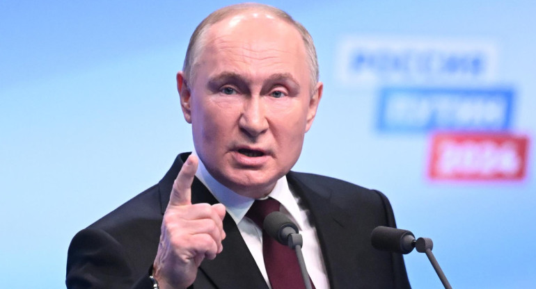 Vladimir Putin, presidente de Rusia. Foto: EFE