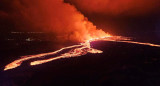 Volcán en Islandia. Foto: Reuters.