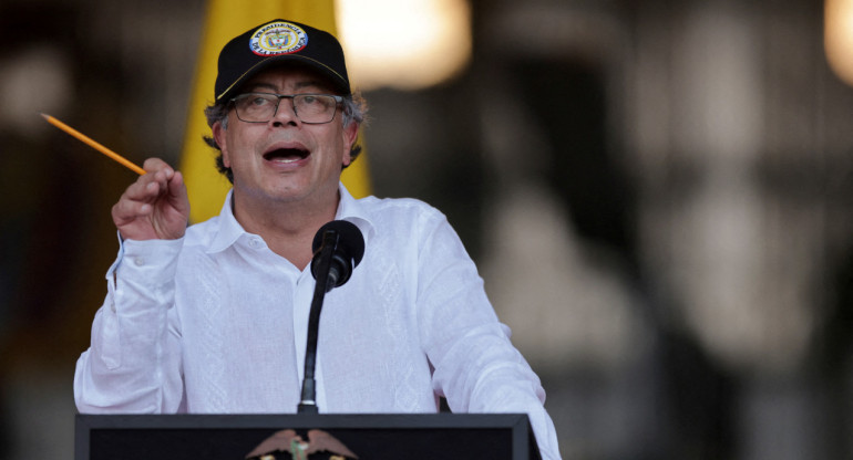 Gustavo Petro, presidente de Colombia. Foto: EFE.