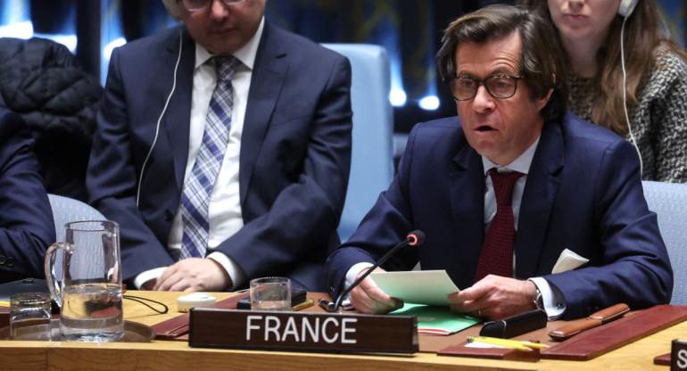 Nicolas de Rivière, Representante Permanente de Francia ante las Naciones Unidas. Foto: Reuters