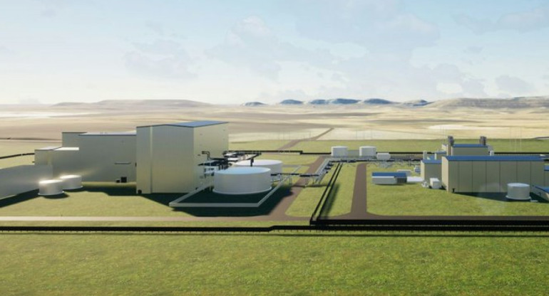 Planta nuclear de TerraPower, compañía de Bill Gates. Foto: nucnet.org