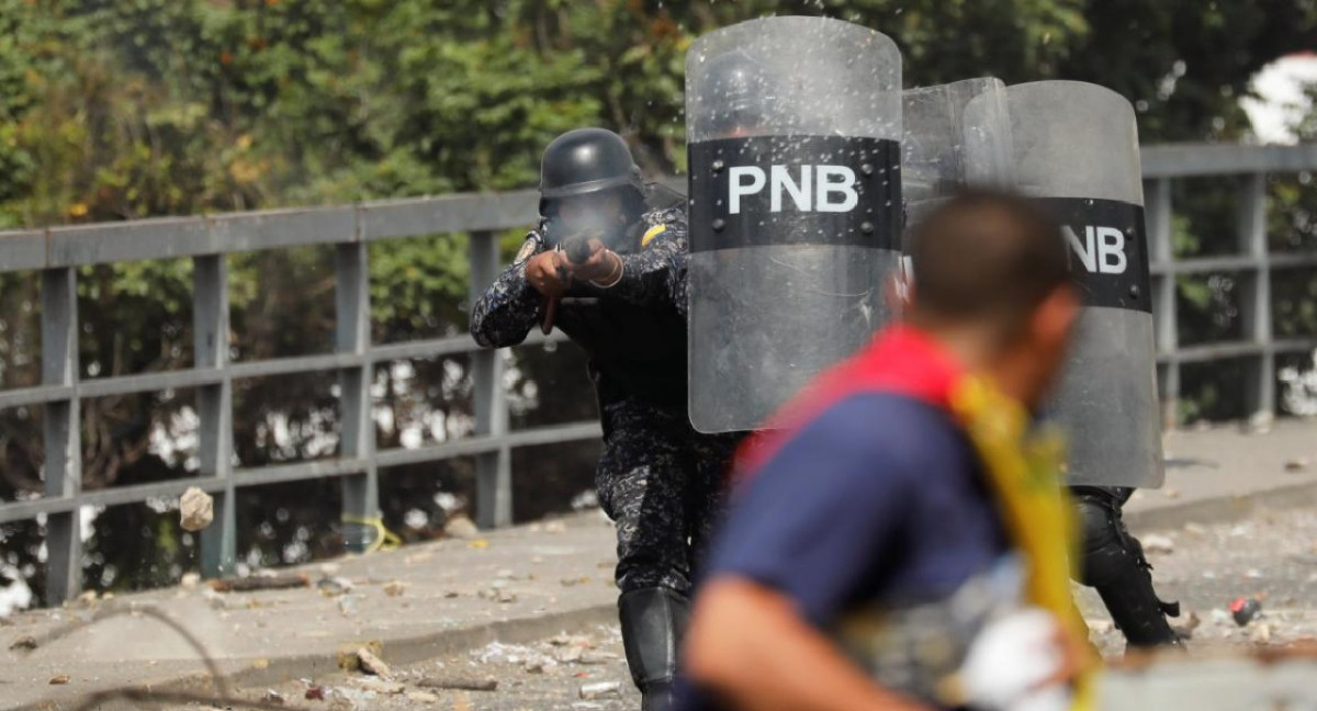 Represión en Venezuela. Foto: Reuters.