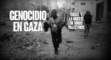 Genocidio en Gaza. Foto: Canal 26.