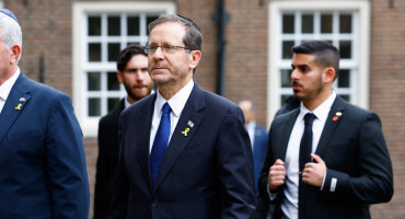 Isaac Herzog, presidente de Israel. Foto: REUTERS.