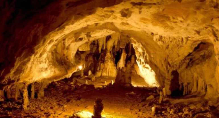 La Caverna de las Brujas, ubicada en Mendoza, Argentina. Foto: NA