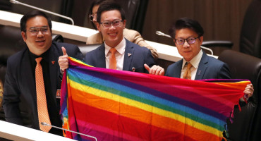Parlamento de Tailandia aprobó el matrimonio igualitario. Foto: EFE.