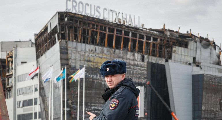 Reforzaron medidas de seguridad en Rusia tras el atentado. Foto: EFE.