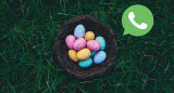 WhatsApp in Easter mode.  Photo: Unsplash.