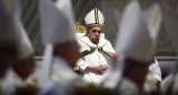 Papa Francisco en la misa del Jueves Santo. Foto: Reuters.