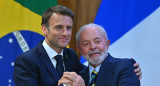 Emmanuel Macron y Lula da Silva. Foto: EFE.