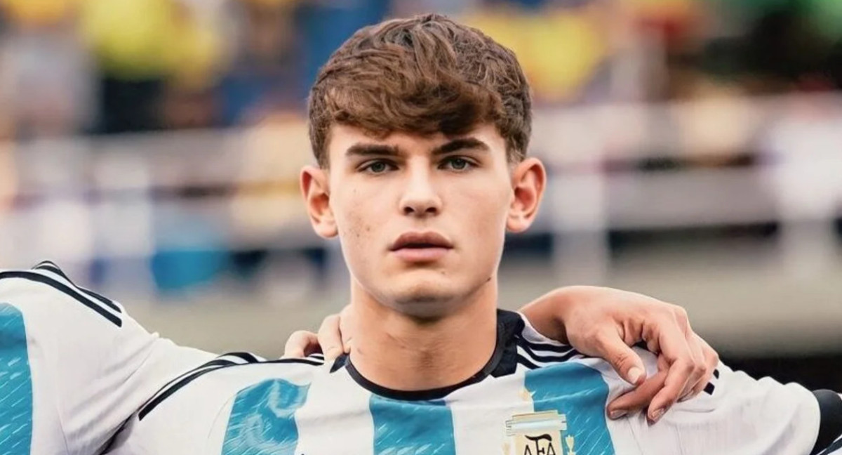 Nico Paz, Selección Argentina. Foto: NA