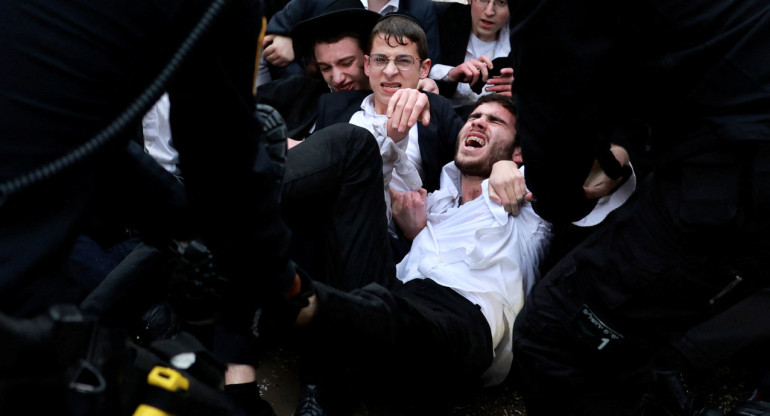 Ultraortodoxos en Israel. Foto: Reuters.