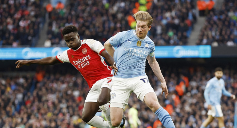Manchester City vs. Arsenal. Foto: Reuters.