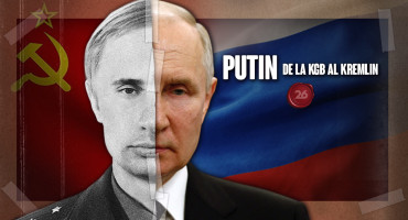 Putin, de la KGB al Kremlin. Foto: 26 Historia /Canal 26.