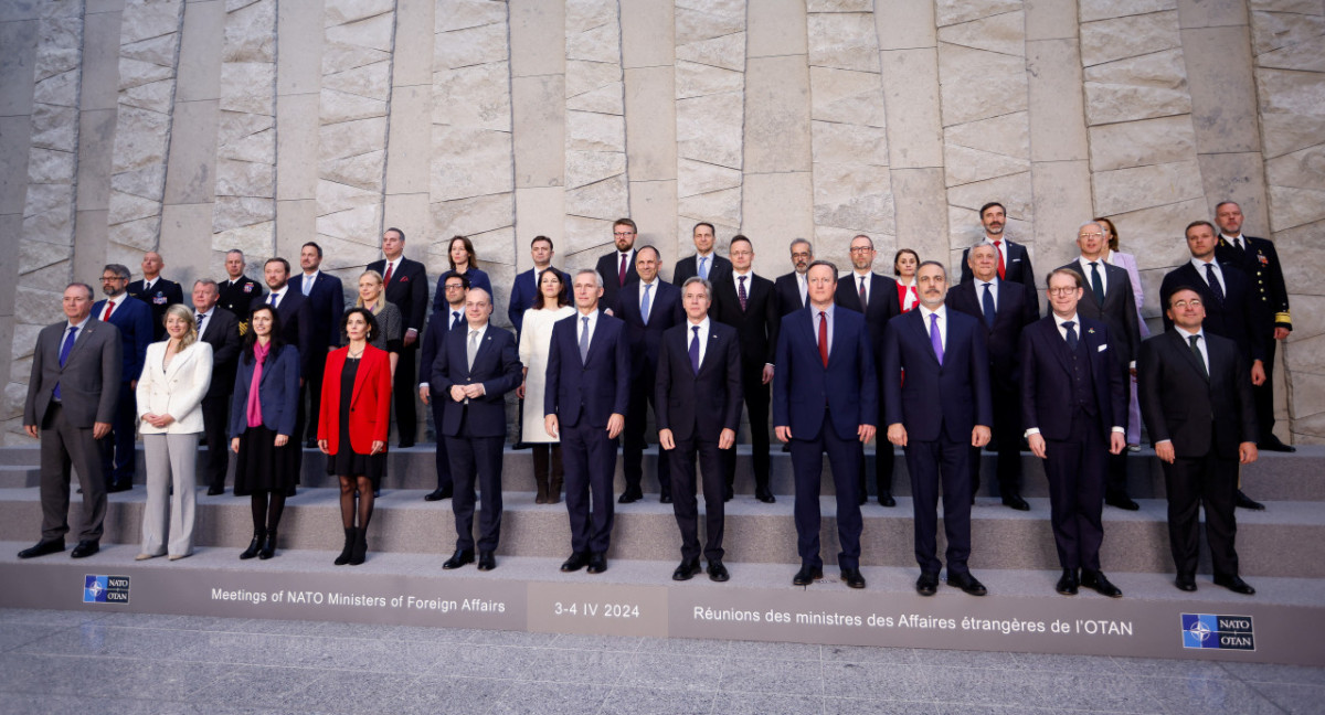 Ministros de Exteriores de la OTAN. Foto: Reuters.