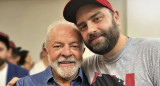 Lula da Silva y su hijo Luís Claudio Lula da Silva. Foto: Veja