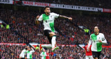 Luis Díaz; Manchester United vs. Liverpool. Foto: Reuters.