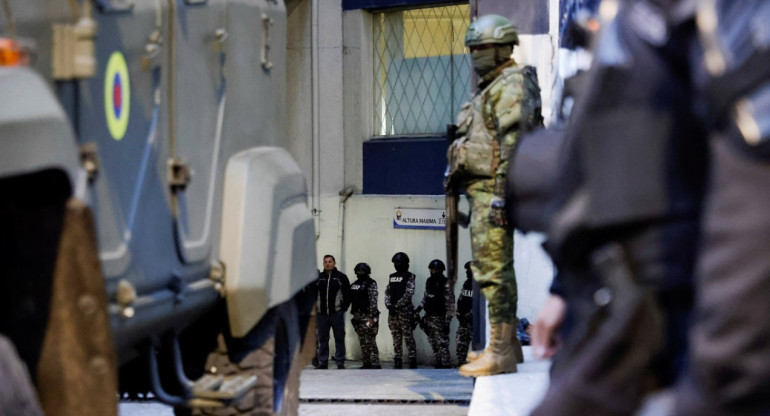 Embajada de México en Ecuador. Foto: Reuters.