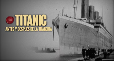 Titanic, antes y después de la tragedia. Foto: 26 Historia / Canal 26.