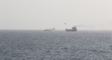 Irán incauta un barco en el golfo Pérsico. Foto: Reuters.