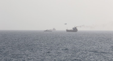 Irán incauta un barco en el golfo Pérsico. Foto: Reuters.