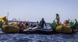 Naufragio en el Mediterráneo. Foto: EFE